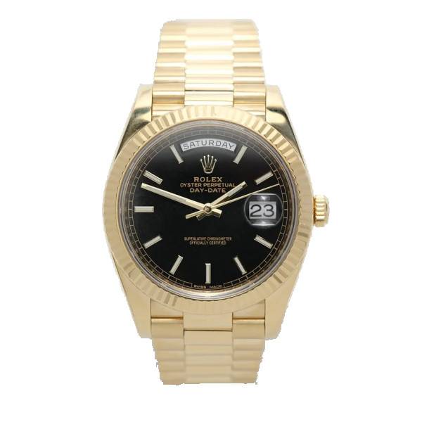 Superclone Rolex Day-Date Black Dial 228238 40 mm