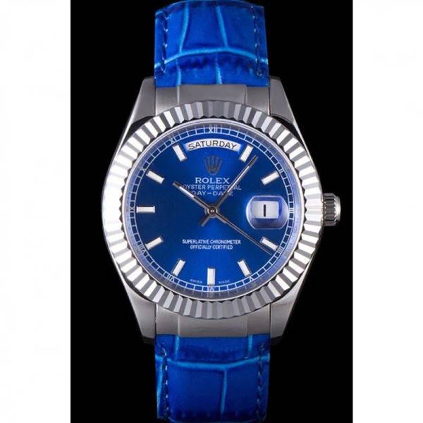Superclone Rolex Day-Date Blue Dial 621490 35 mm