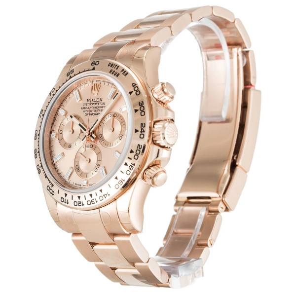 CollectRolex Daytona Rose Diamond Baguette Dial 116505