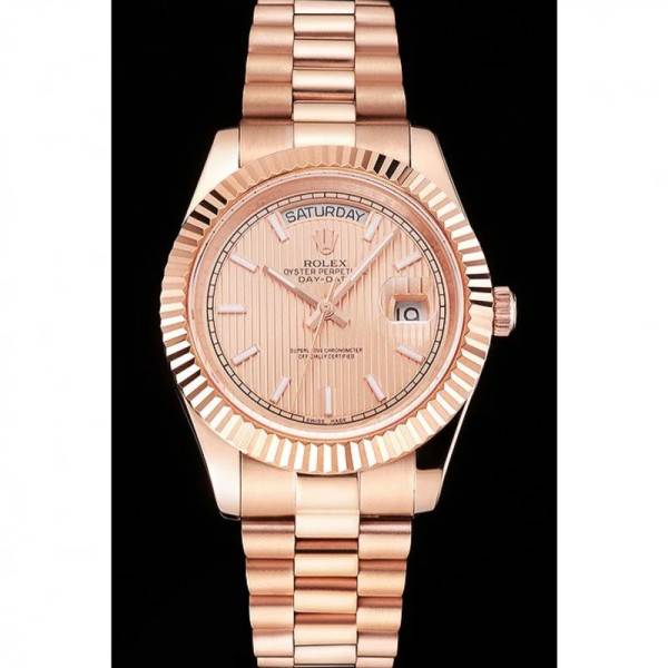 Superclone Rolex Day-Date Rose-Gold Dial REP016823 40 mm