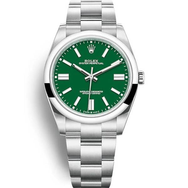 CollectRolex Oyster Perpetual Green Dial 124300 41 mm