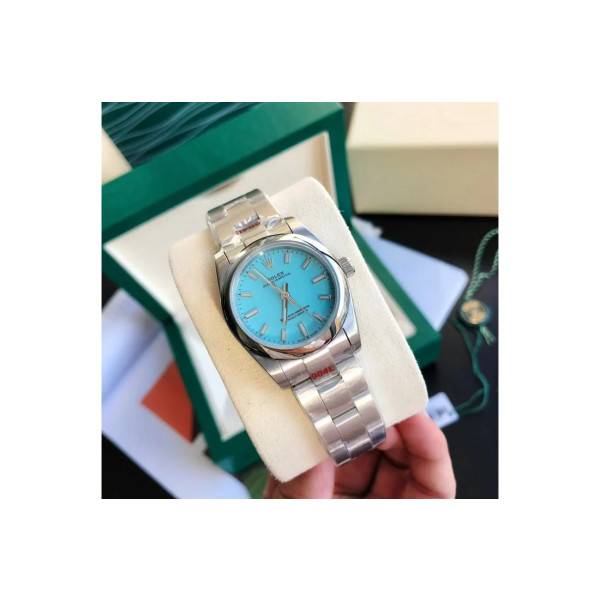 CollectRolex Oyster Perpetual SS/SS Tiffany Blue/Stk 31/41 mm
