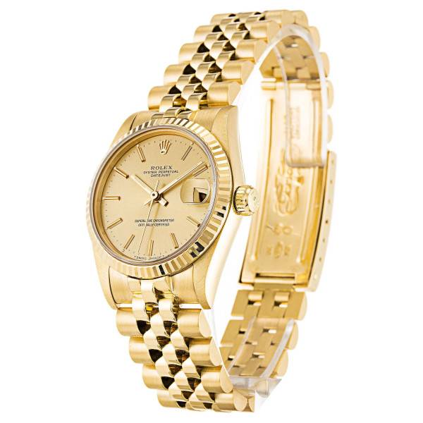CollectRolex Datejust Mid-Size Champagne Dial 68278 31 mm
