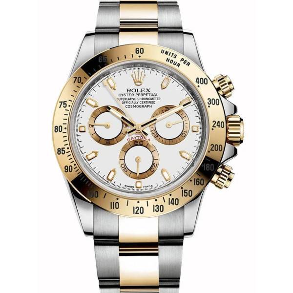 Superclone Rolex Daytona White Dial 116523-2