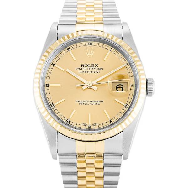 CollectRolex Datejust Champagne Dial 16233 36 mm