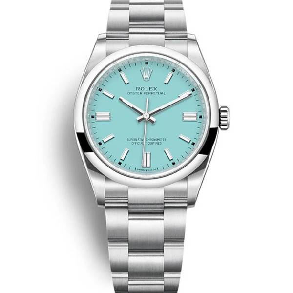 CollectRolex Oyster Perpetual Tiffany Blue Dial 126000 36 mm