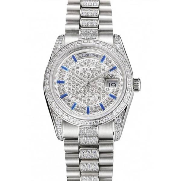 Superclone Rolex Day-Date White Dial REP016824 36 mm