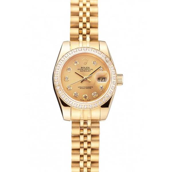 Rolex Datejust Gold Dial 1454096 28 mm