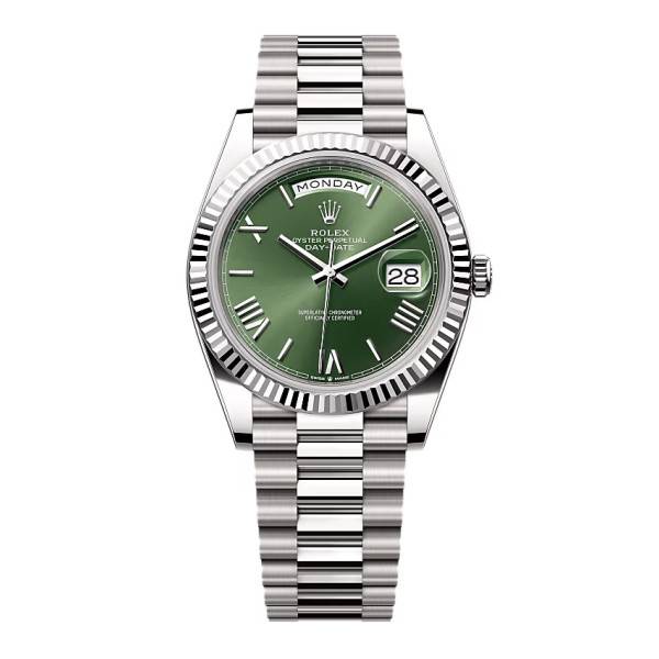 Superclone Rolex Day-Date Olive Green Dial 228239-0033 40 mm