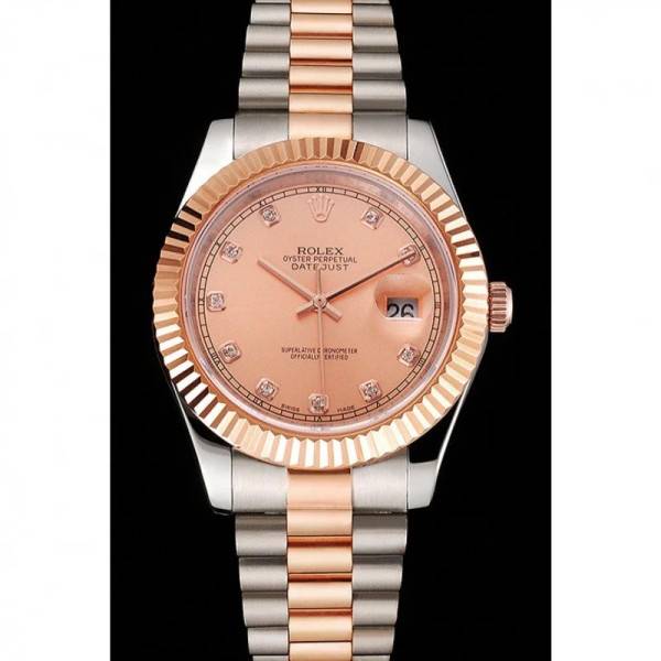 Rolex Datejust Rose-Gold Dial REP016816 41 mm