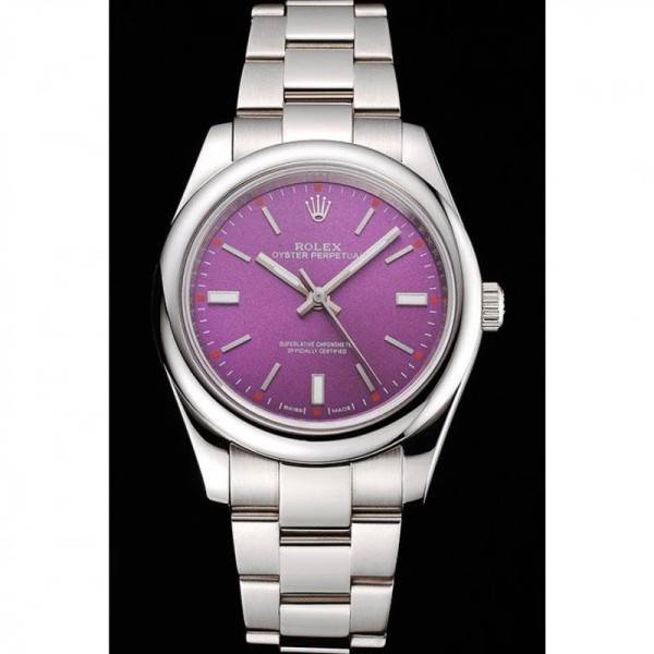 CollectRolex Oyster Perpetual Date Purple Dial REP016834 41 mm