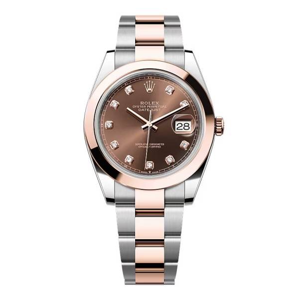 Rolex Datejust Chocolate Diamond Dial 126301-0003 41 mm