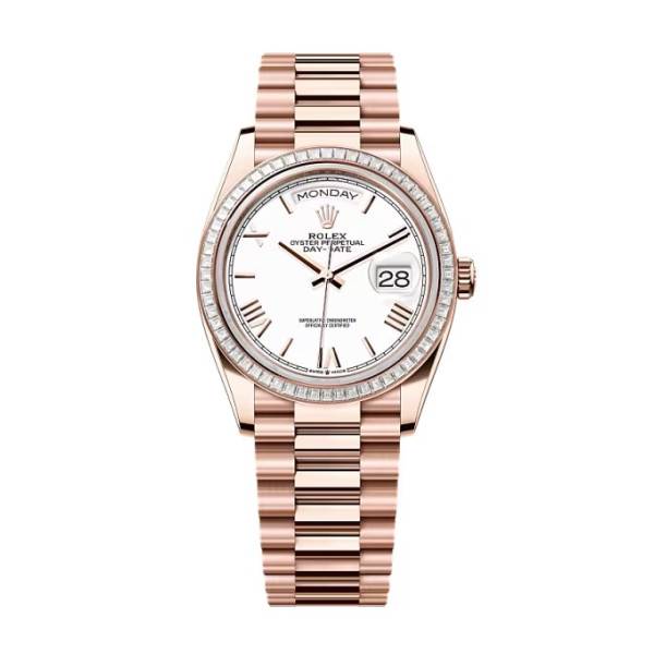 Superclone Rolex Day-Date White Dial 128395tbr-0022 36 mm