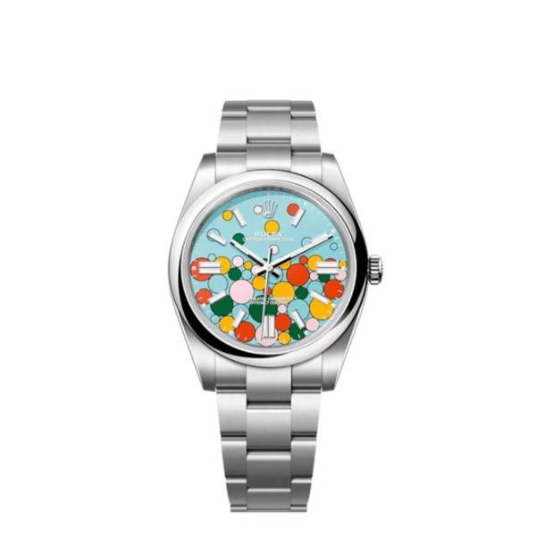 Superclone Rolex Oyster Perpetual Turquoise Dial 124300 41 mm