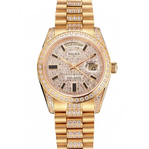 Superclone Rolex Day-Date White Dial REP016825 36 mm