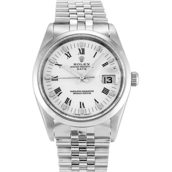 CollectRolex Oyster Perpetual Date White Dial 15200 34 mm
