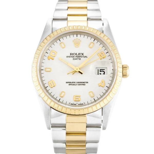 CollectRolex Oyster Perpetual Date White Dial 15223 34 mm