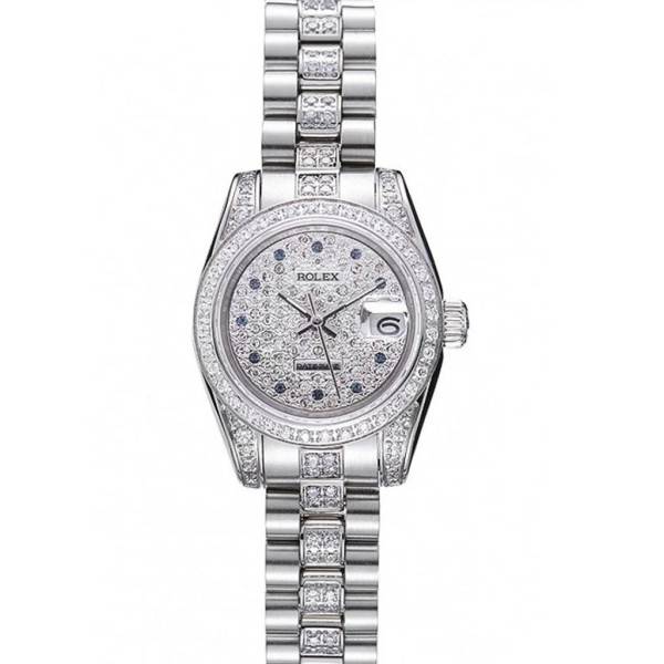 Superclone Rolex Datejust Silver Dial 622021 26 mm