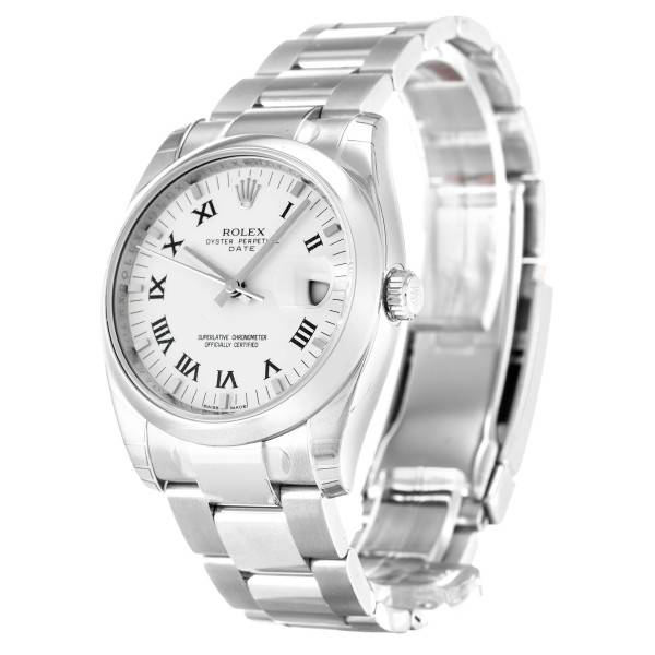 CollectRolex Oyster Perpetual Date White Dial 115200 34 mm
