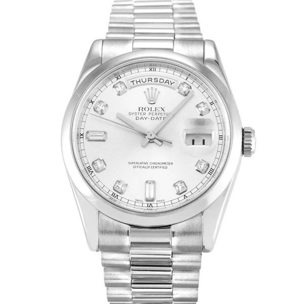 CollectRolex Day-Date Silver Dial 118209 36 mm