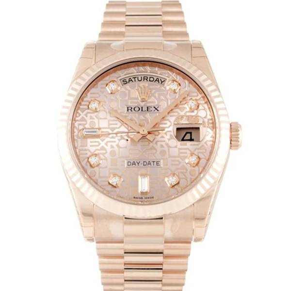 CollectRolex Day-Date Rose Dial 118235 F 36 mm
