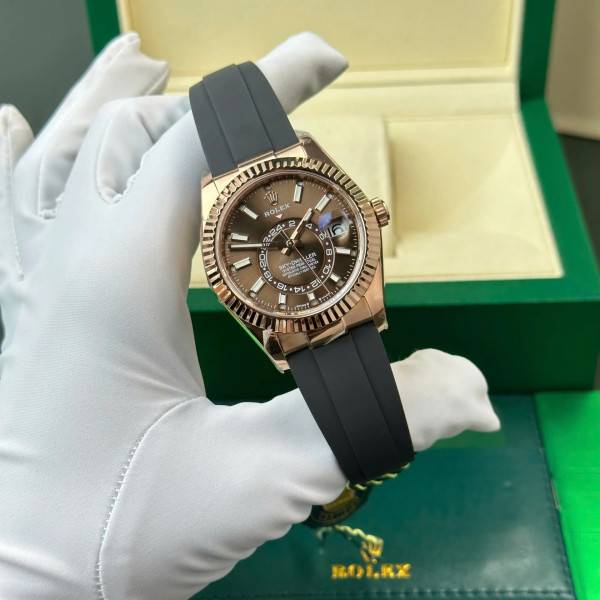 Superclone Rolex Sky-Dweller Chocolate Dial 336235