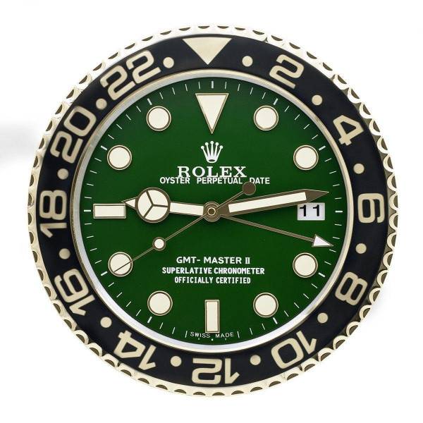 ROLEX WALL CLOCK – GMT MASTER II GOLD