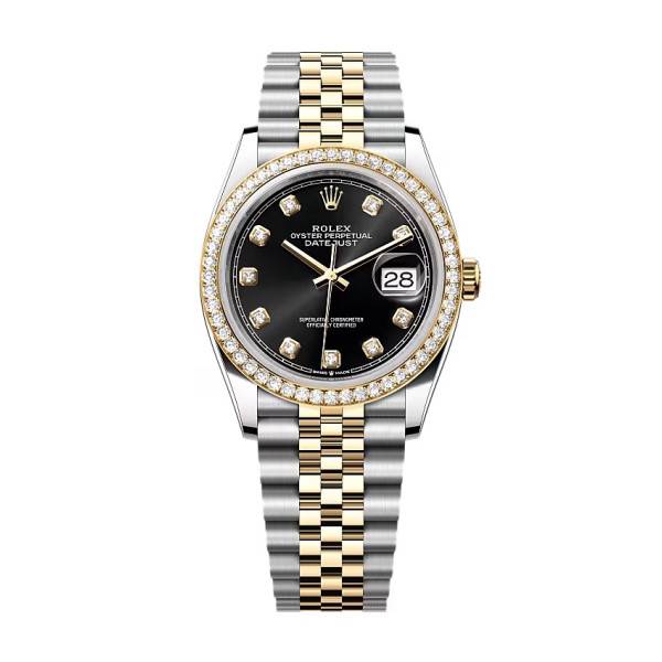 Rolex Datejust Black Diamond Dial 126283RBR-0007 36 mm