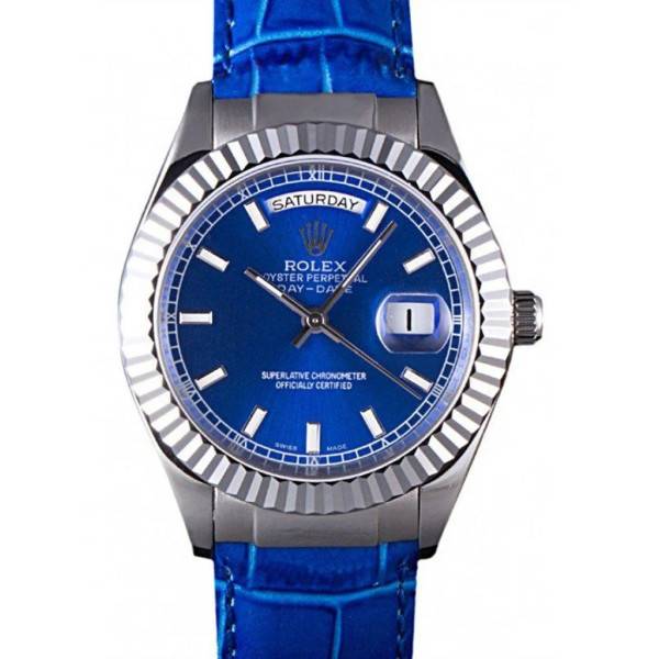 Superclone Rolex Day-Date Blue Dial 621490 35 mm