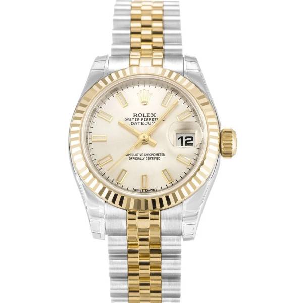CollectRolex Lady-Datejust Silver Dial 179173-2 26 mm
