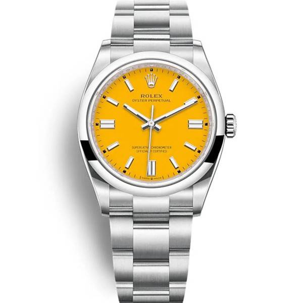 CollectRolex Oyster Perpetual Lady Yellow Dial 126000 36 mm