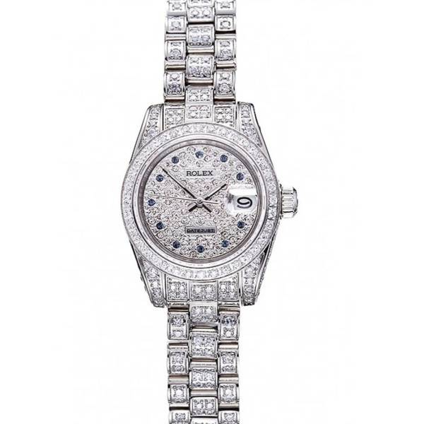 Superclone Rolex Datejust Silver Dial 622022 26 mm