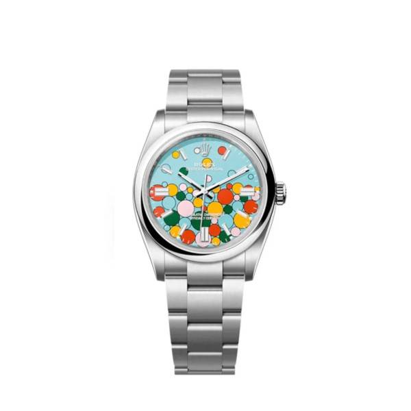 Superclone Rolex Oyster Perpetual Turquoise Dial 126000 36 mm