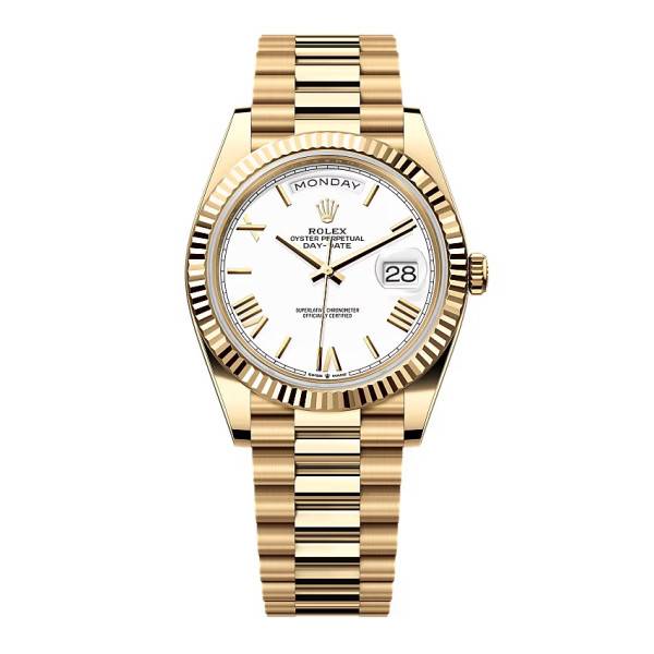 Superclone Rolex Day-Date White Dial 228238-0042 40 mm