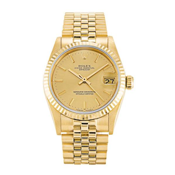 CollectRolex Datejust Mid-Size Champagne Dial 68278 31 mm
