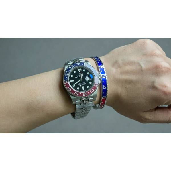 Pepsi GMT Titanium Steel Bracelet