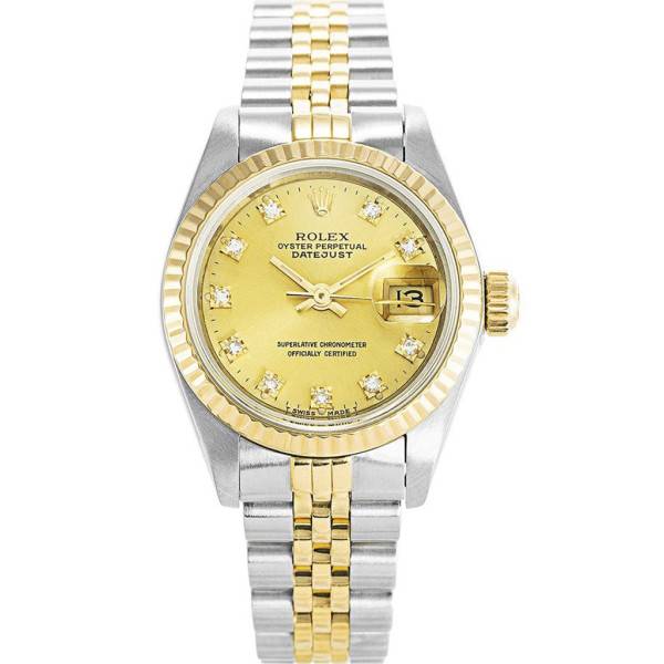 CollectRolex Datejust Gold Dial 69173-2 26 mm