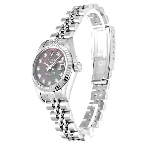 CollectRolex Lady-Datejust Mother of Pearl – Black Dial 79174 26 mm