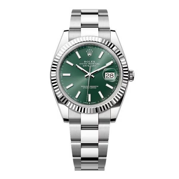 Rolex Datejust Mint Green Dial 126334-0027 41 mm
