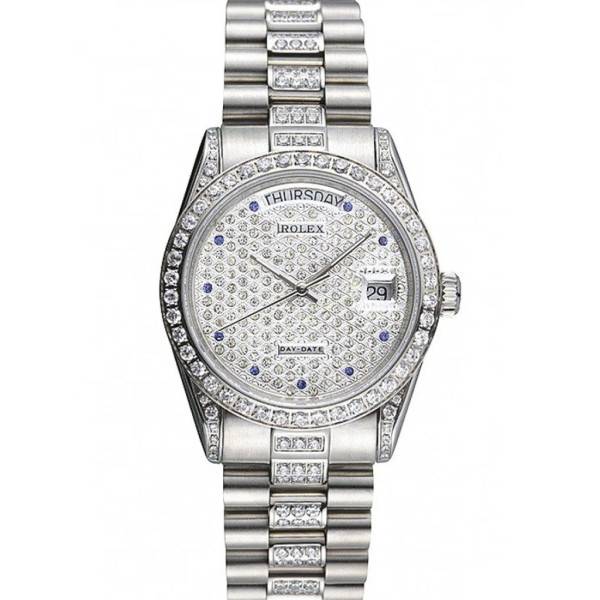 Superclone Rolex Day-Date Diamond Dial 621612 37 mm