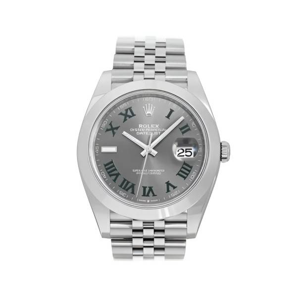 Rolex Datejust Rhodium Dial 126300 “Wimbledon” Jubilee 41 mm