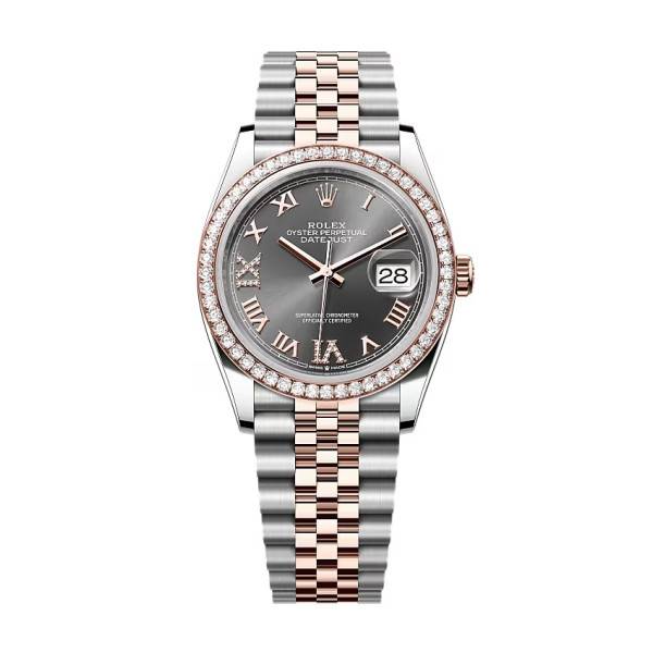 Rolex Datejust Slate Diamond Dial 126281RBR-0011 36 mm