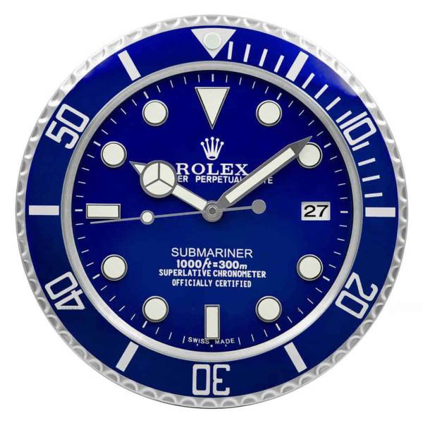 ROLEX WALL CLOCK – SUBMARINER VIVID BLUE DIAL
