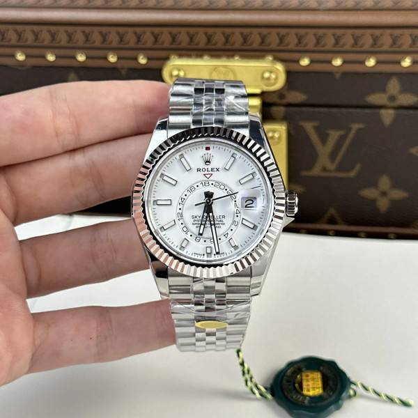 Superclone Rolex Sky-Dweller Intense white Dial 336934 Jubilee