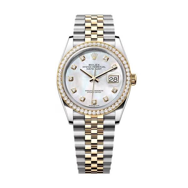 Rolex Datejust Mother of Pearl Diamond Dial 126283RBR-0009 36 mm