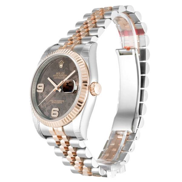 CollectRolex Datejust Chocolate Floral Dial 116231 36 mm