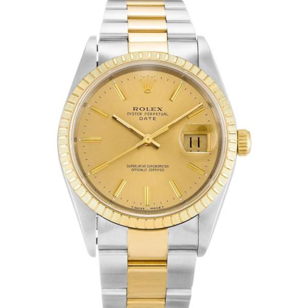 CollectRolex Oyster Perpetual Date Champagne Dial 15223 34 mm