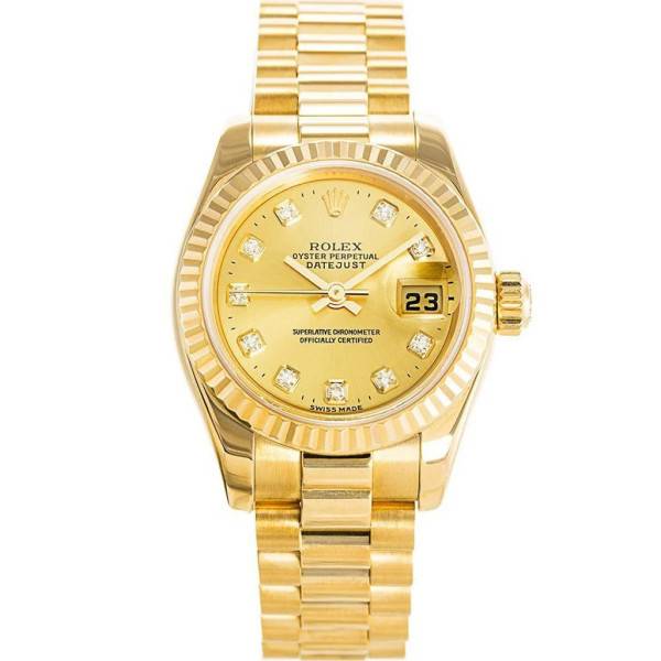CollectRolex Datejust Gold Dial 179178 26 mm