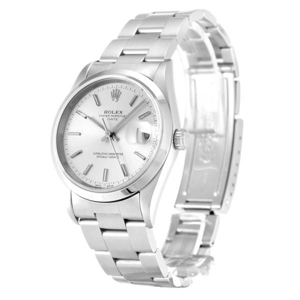 CollectRolex Oyster Perpetual Date Silver Dial 15200 34 mm