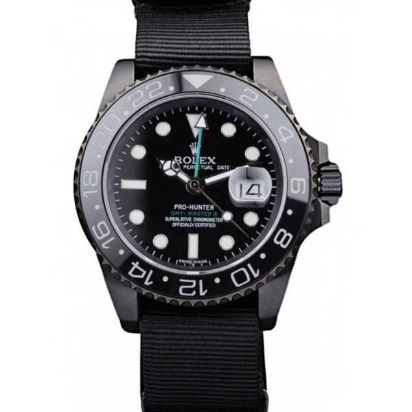 Superclone Rolex GMT-Master II Black Dial REP016827